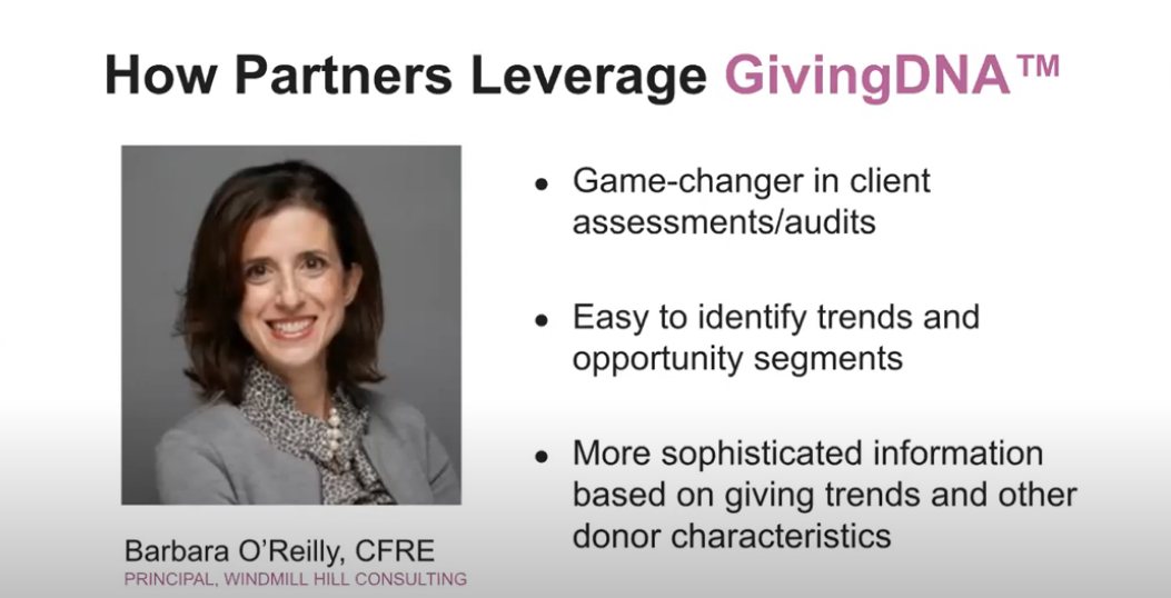 How Fundraising Consultants are Leveraging GivingDNA