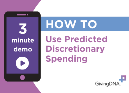 How to Use Predicted Discretionary Spending
