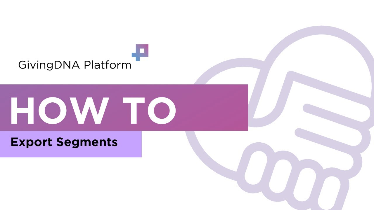 How to Export Segments